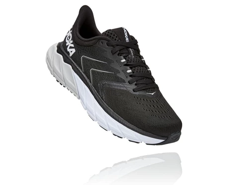 HOKA Arahi 5 Promenadskor Dam Svarta / Vita | HER321897