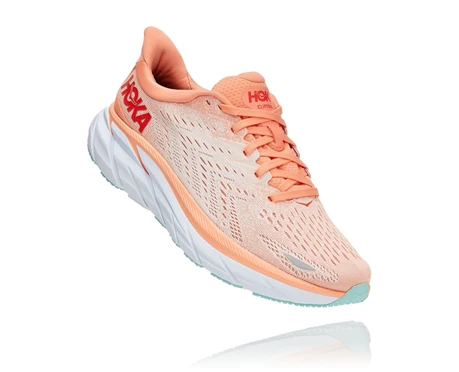 HOKA Clifton 8 Löparskor Dam Silver | TAF617945