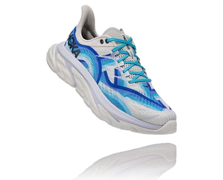 HOKA Clifton Edge Geometric Promenadskor Herr Blå / Blå Blommiga | ESF839657