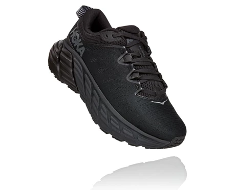 HOKA Gaviota 3 Löparskor Dam Svarta | EAD798052