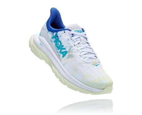 HOKA Mach 4 Träningsskor Dam Grå / Blå | MDL498102