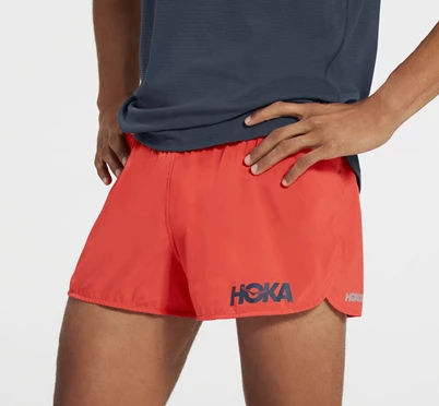 HOKA Performance Woven 2" Kort Löparbyxor Herr Röda | CKN847015