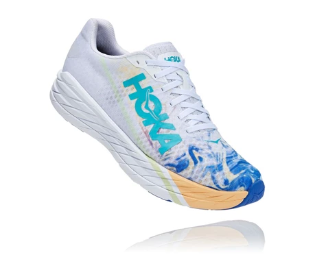 HOKA Rocket X Lifestyle Skor Dam Grå / Blå | BJT403596