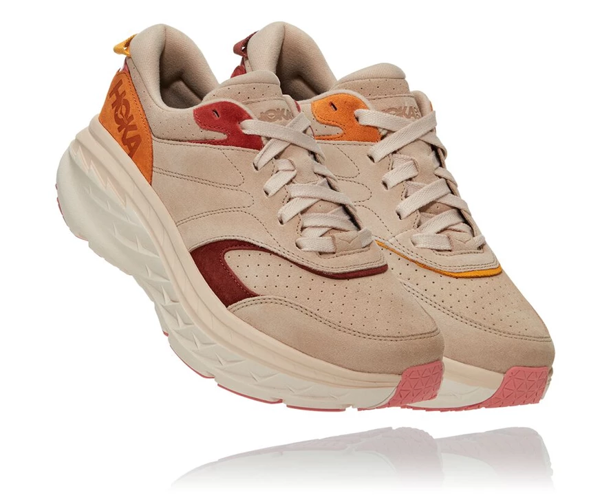 HOKA Bondi L Mocka Lifestyle Skor Dam Bruna / Olika Färger | JXM781439
